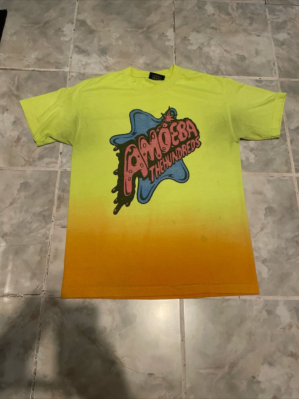 The Hundreds x Amoeba Records Limited Edition Two Tone T-Shirt SZ Medium